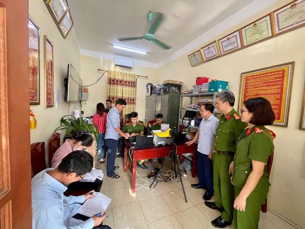 Công an huyện Thanh Liêm đẩy mạnh thực hiện Đề án 06 của Chính phủ