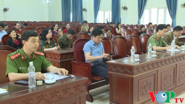 Đảng ủy, UBND xã Tiên Tân sơ kết 1 năm thực hiện Đề án số 06 của Thủ tướng Chính phủ